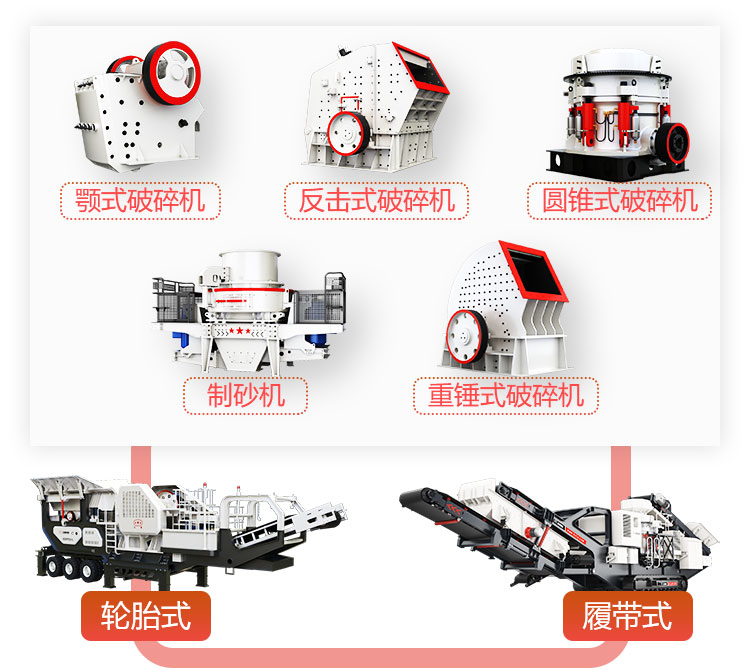 移動破碎機械設備配置靈活